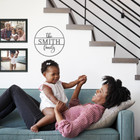 Personalized Circle Family Name Metal Sign product image
