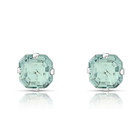 .925 Sterling Silver Ascher-Cut CZ Studs Earrings product image