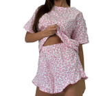 Women’s Loose Fit Crew Neck Leopard Loungewear Set product image