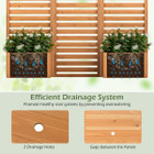 Outdoor Privacy Screen with Planter Boxes product image