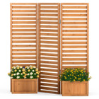 Outdoor Privacy Screen with Planter Boxes product image