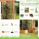 Outdoor Privacy Screen with Planter Boxes product image