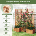 Outdoor Privacy Screen with Planter Boxes product image