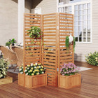 Outdoor Privacy Screen with Planter Boxes product image