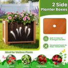 Gated Garden Arbor with Planter Boxes product image