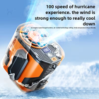 Portable Waist Clip Fan with LED Flashlight product image