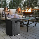 Rattan Propane Tank Cover Table product image