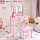 Kids' Dressing Table Set with LED Backlit product image