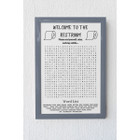 'Welcome to the Restroom' Art Print product image