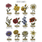 Personalized Family Flower Bouquet Print product image
