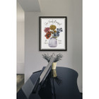 Personalized Family Flower Bouquet Print product image