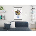 Personalized Family Flower Bouquet Print product image