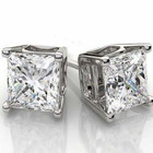 2.00CTTW Square Crystal Stud Earrings product image
