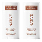 Native Coconut and Vanilla Whole Body Deodorant (2-Pack) product image