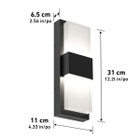 Atomi Adjustable Indoor/Outdoor Wall Sconce (2-Pack) product image