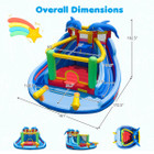 Dolphin-themed Inflatable Water Slide Park product image