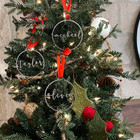 Personalized Christmas Ornaments (5-Pack) product image