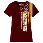 Women's Football USA Flag T-Shirt product image