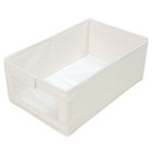 Foldable Linen Closet Storage Bin with Clear Window and Handle (4-Pack) product image