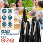 Holographic Fly Repellent Fan (4-Pack) product image