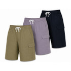 Men's Cotton Cargo Shorts With Drawstring (3-Pack) product image