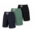 Men's Cotton Cargo Shorts With Drawstring (3-Pack) product image
