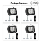 18W Dual Row LED Cube Spot Lights for Vehicles (4-Pack) product image
