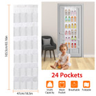 24-Pocket Over-the-Door Shoe Rack product image