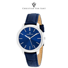 Christian Van Sant Women's Octave Slim Blue Dial Watch product image
