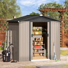 Small Outdoor Storage Tool Shed with Sliding Door  product image