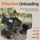 SuperHandy Garden Cart with Tow and Dump Features product image