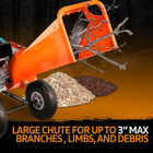 SuperHandy Compact Wood Chipper product image