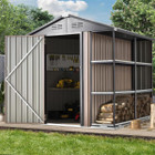 6x6 Storage Utility Shed with Outdoor Rack  product image