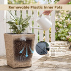 Tapered Rattan Planters (Set of 3) product image