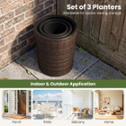 Tapered Rattan Planters (Set of 3) product image