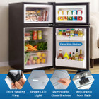 Double Door Mini Fridge with Freezer  product image