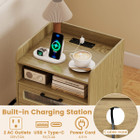 LED Nightstand with Charging Station (1- or 2-Pack) product image