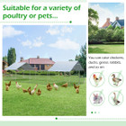  Chicken Coop Run Walk-in Metal Chicken Cage product image