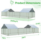  Chicken Coop Run Walk-in Metal Chicken Cage product image