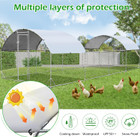 196 Sq.Ft Large Dome Walk-in Metal Chicken Cage product image