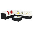 Rattan 7-Piece Outdoor Patio Sectional Sofa product image