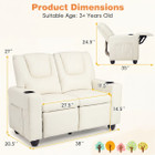 2-Seater Kids' Recliner Chair   product image