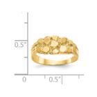 Ladies 14K Yellow Gold Nugget Ring product image