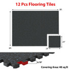 Rubber Top Exercise Mat (12 to 36 Pieces) product image