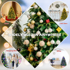 5ft Pre-Lit Snowy Hinged Christmas Tree with 11 Flash Modes and 250 LED Lights product image