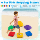 6-Piece Kids Stepping Stone Square Balance Blocks for Indoor/Outdoor product image
