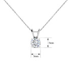1/2 Carat Real Diamond Necklace In Gold product image