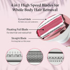 Women's 4‑in‑1 Rechargeable Electric Shaver Kit product image