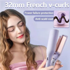 French V‑Shape Hair Waver Curling Iron product image
