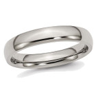 Unisex 4mm Chisel Comfort Fit Titanium Wedding Band product image